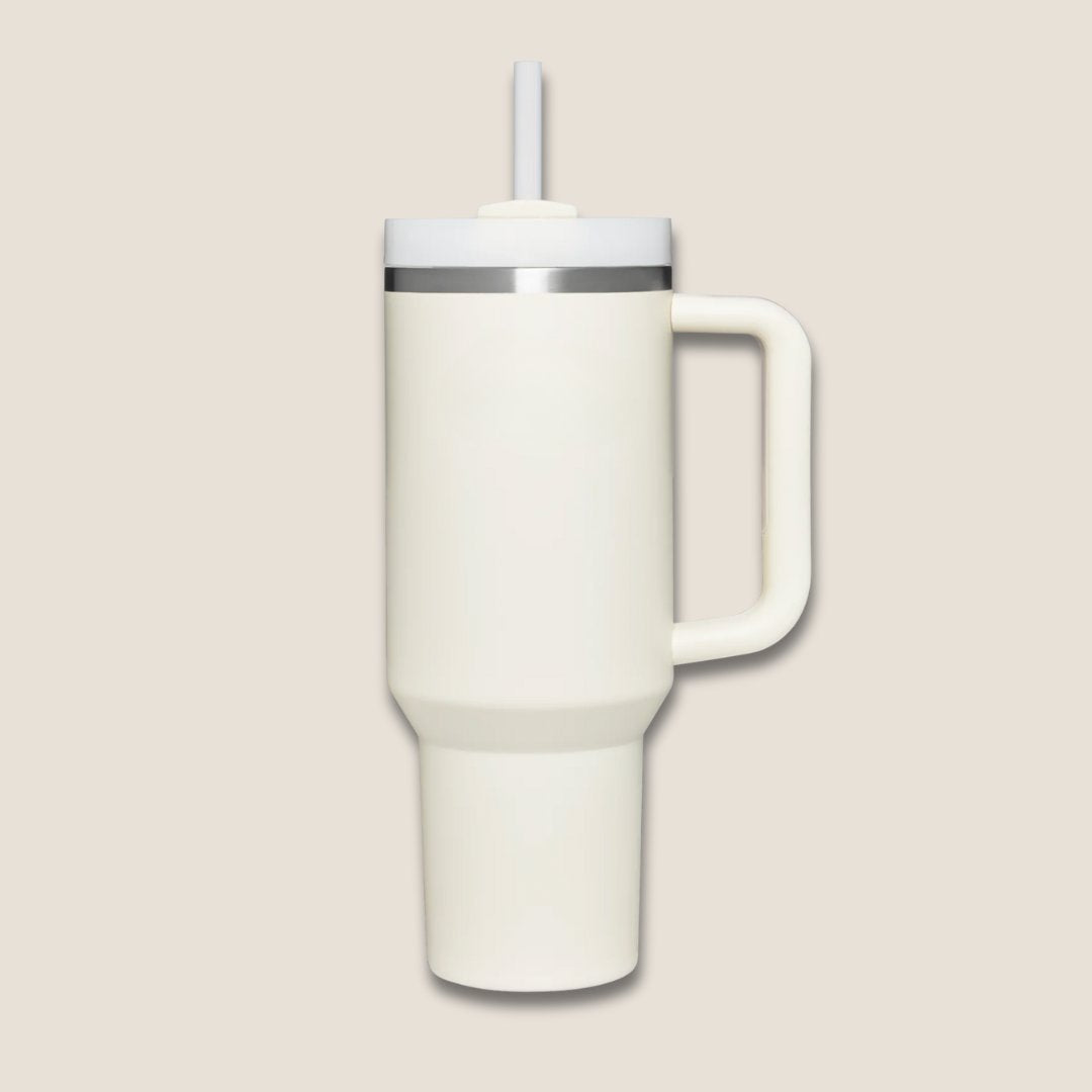 THE QUENCHER H2.0 FLOWSTATE™ TUMBLER | 40 OZ Tumblers Hydriox.store Cream 