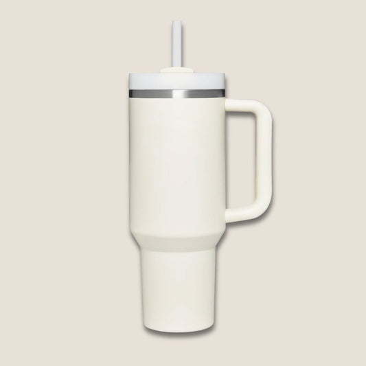 THE QUENCHER H2.0 FLOWSTATE™ TUMBLER | 40 OZ Tumblers Hydriox.store Cream 