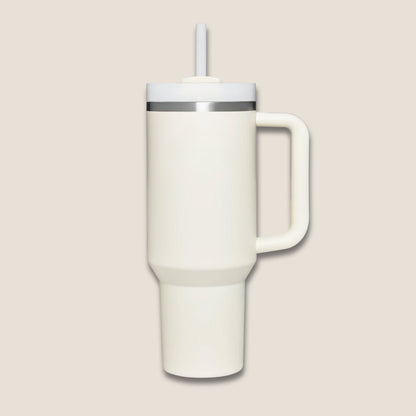 THE QUENCHER H2.0 FLOWSTATE™ TUMBLER | 40 OZ Tumblers Hydriox.store Cream 